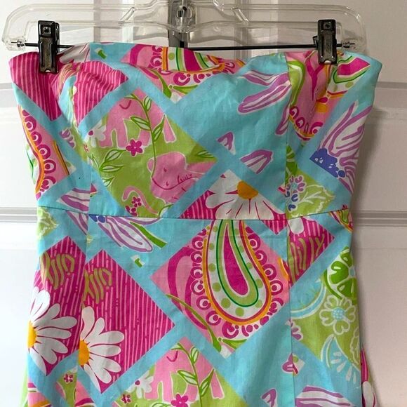 Lilly Pulitzer Sabrina strapless dress size 4 - Picture 2 of 7